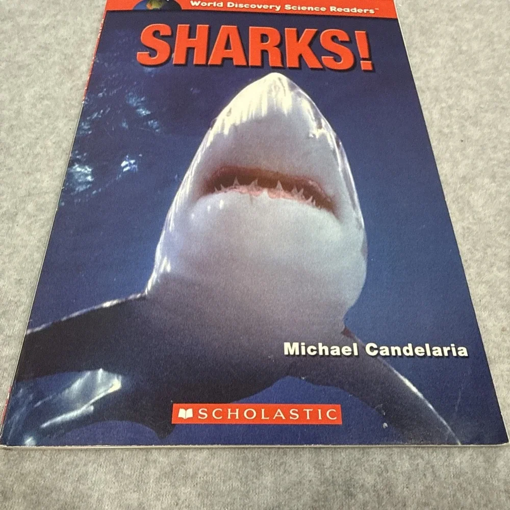Sharks! by Michael Candelaria;‎ World Discovery Science Readers Homeschool Shark